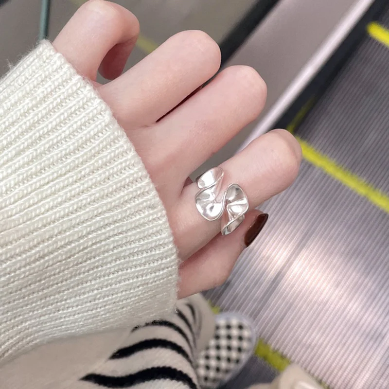 韩版花瓣戒指💍高级感爆棚