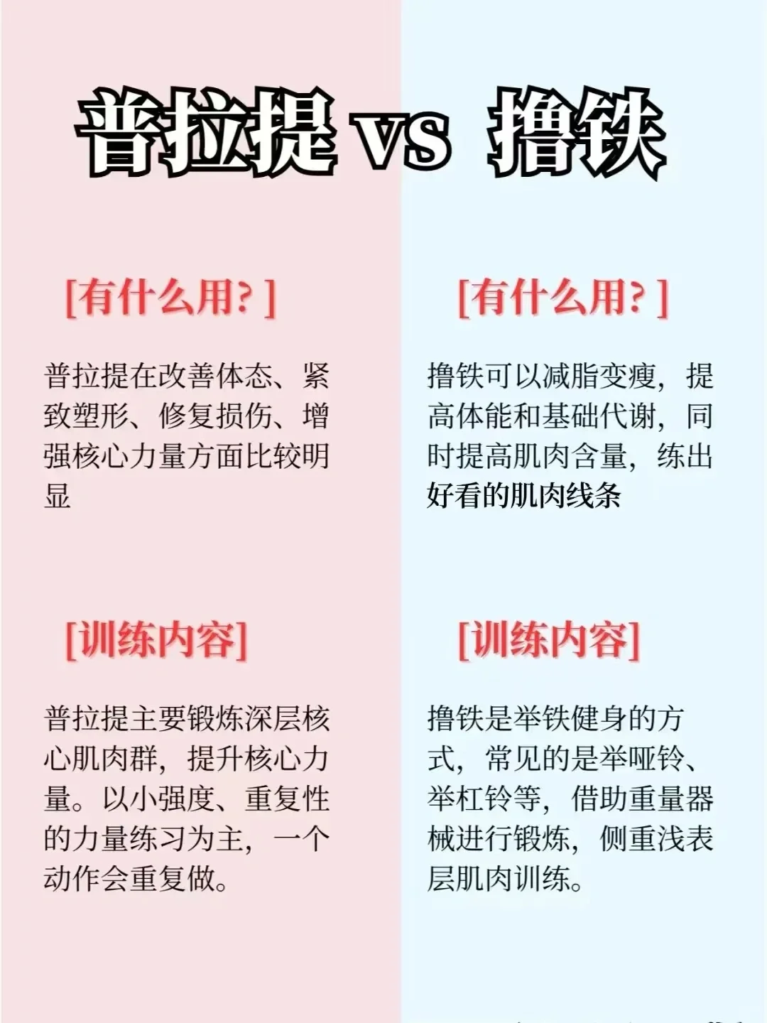 普拉提和撸铁要怎么选？看完这篇就懂了