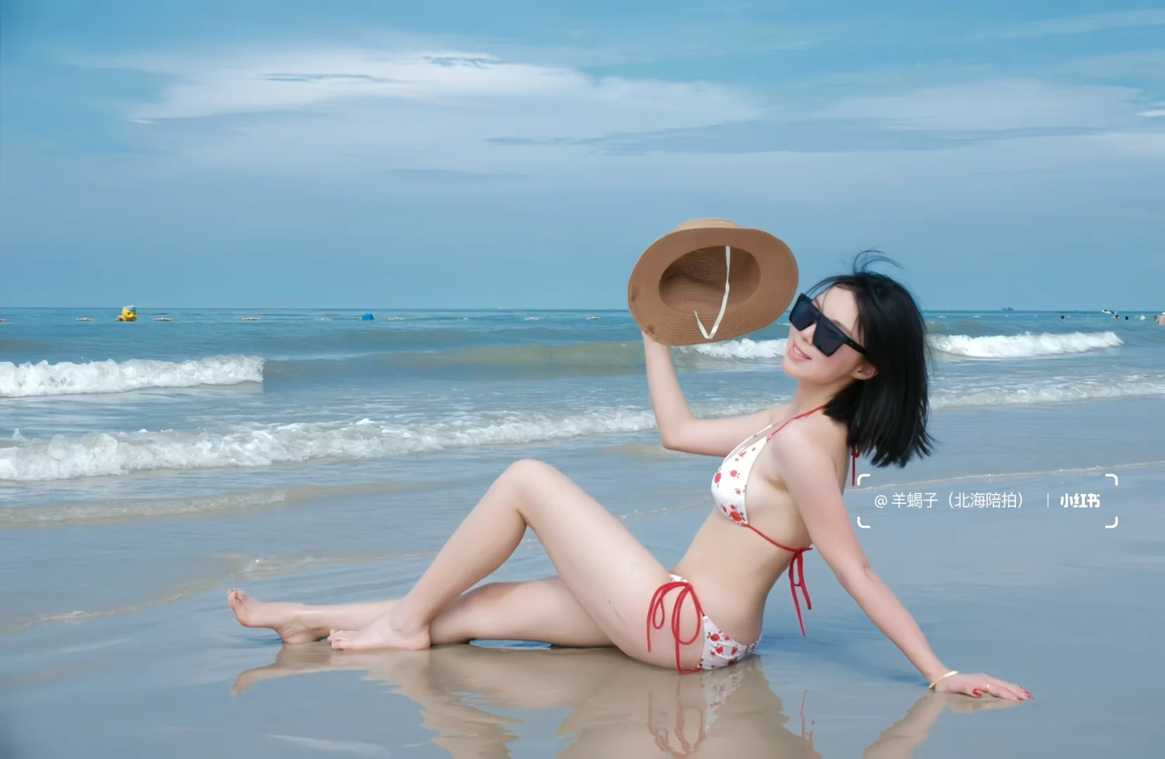 北海陪拍｜快来学！7️⃣个比基尼海边拍照姿势！
