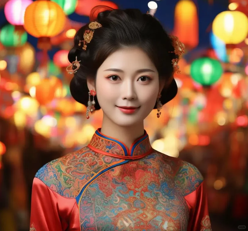 让AI画个美人，结果就画出了她，别说，真美！