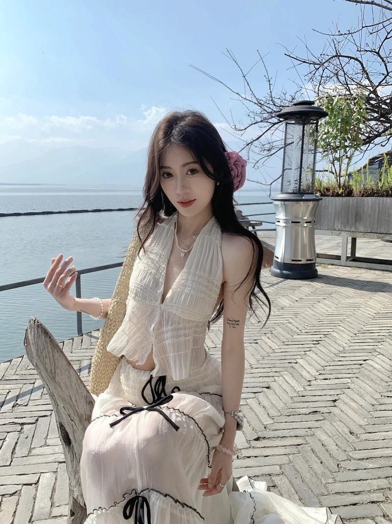🌴海岛必备！性感又显白两件套👙