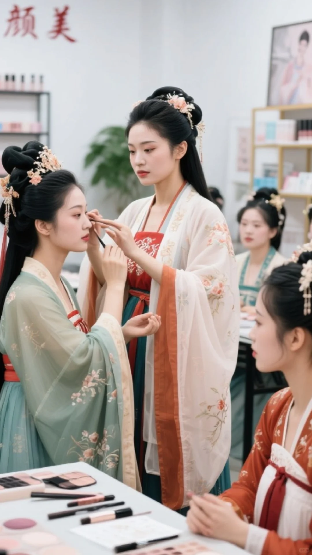 灵寿县妆颜美化妆培训