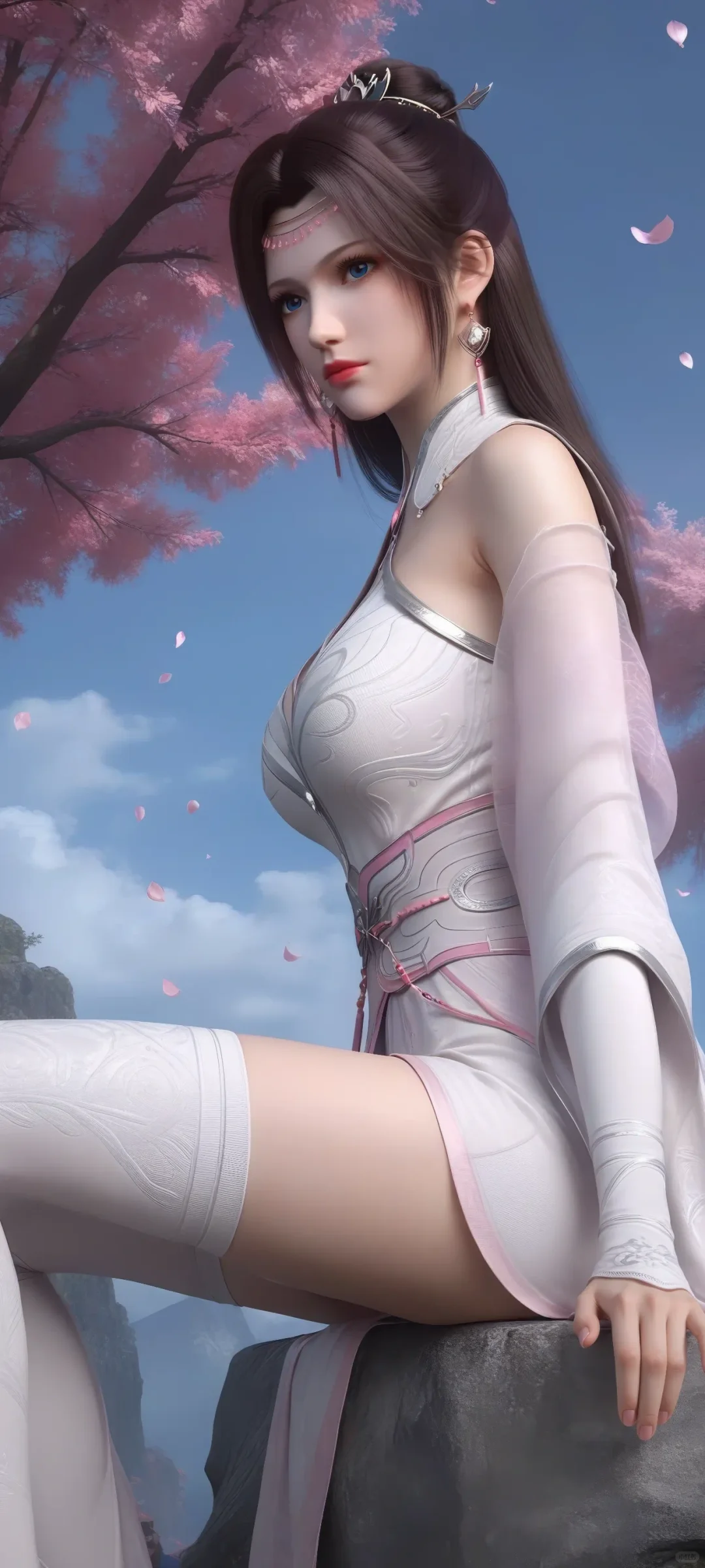 斗破苍穹｜美杜莎 云韵 吊带裙 性感美腿壁纸