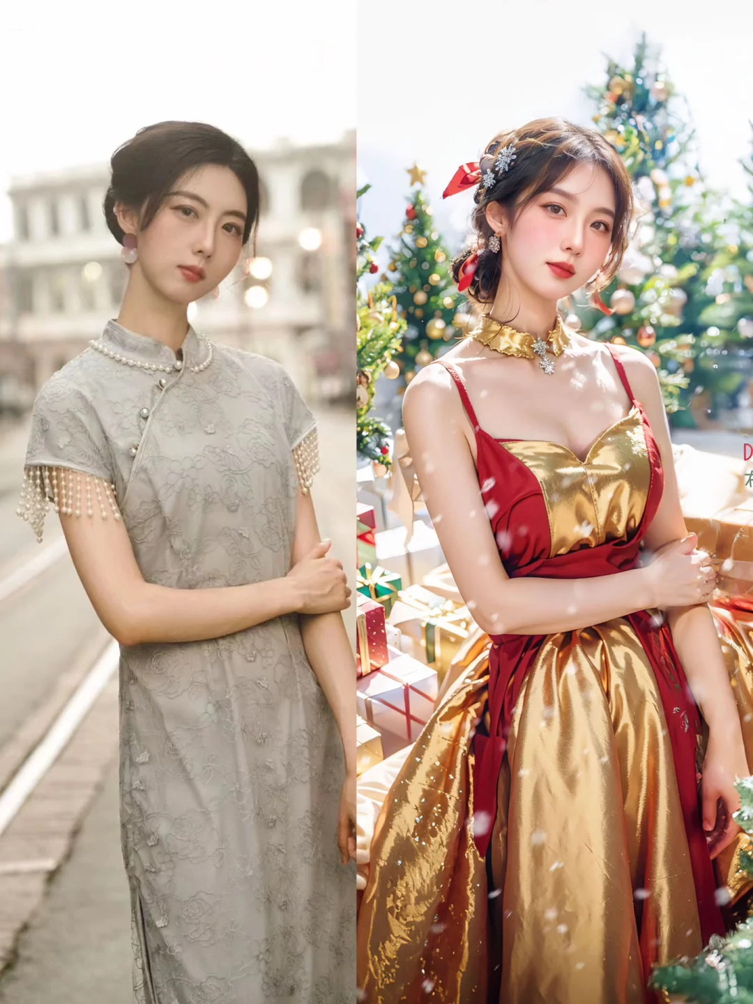 AI摄影|日常美照➡️氛围感圣诞写真‼️（上篇）