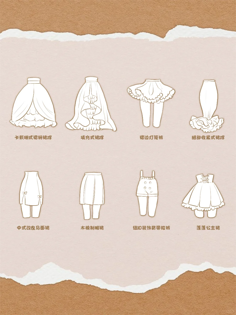 服设笔记|☁又好看又舒适的LO裙设计