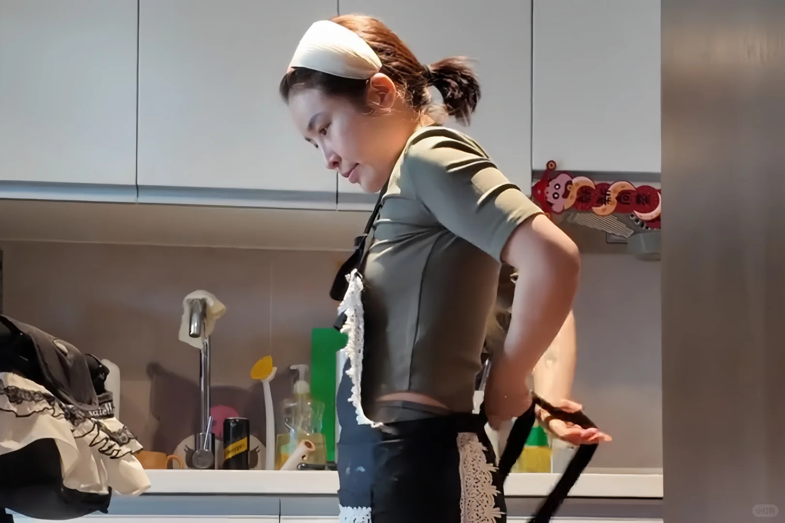 女子上门做饭月入两万，穿瑜伽服是个人喜好