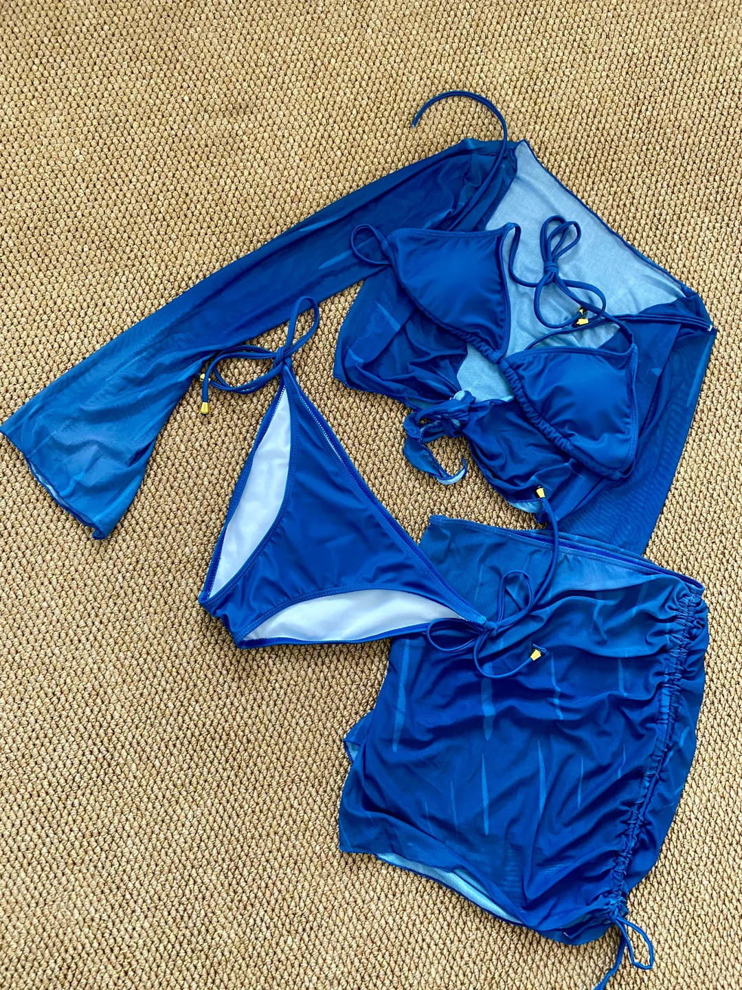 泳衣分享、性感蓝色泳衣👙、泳衣分享