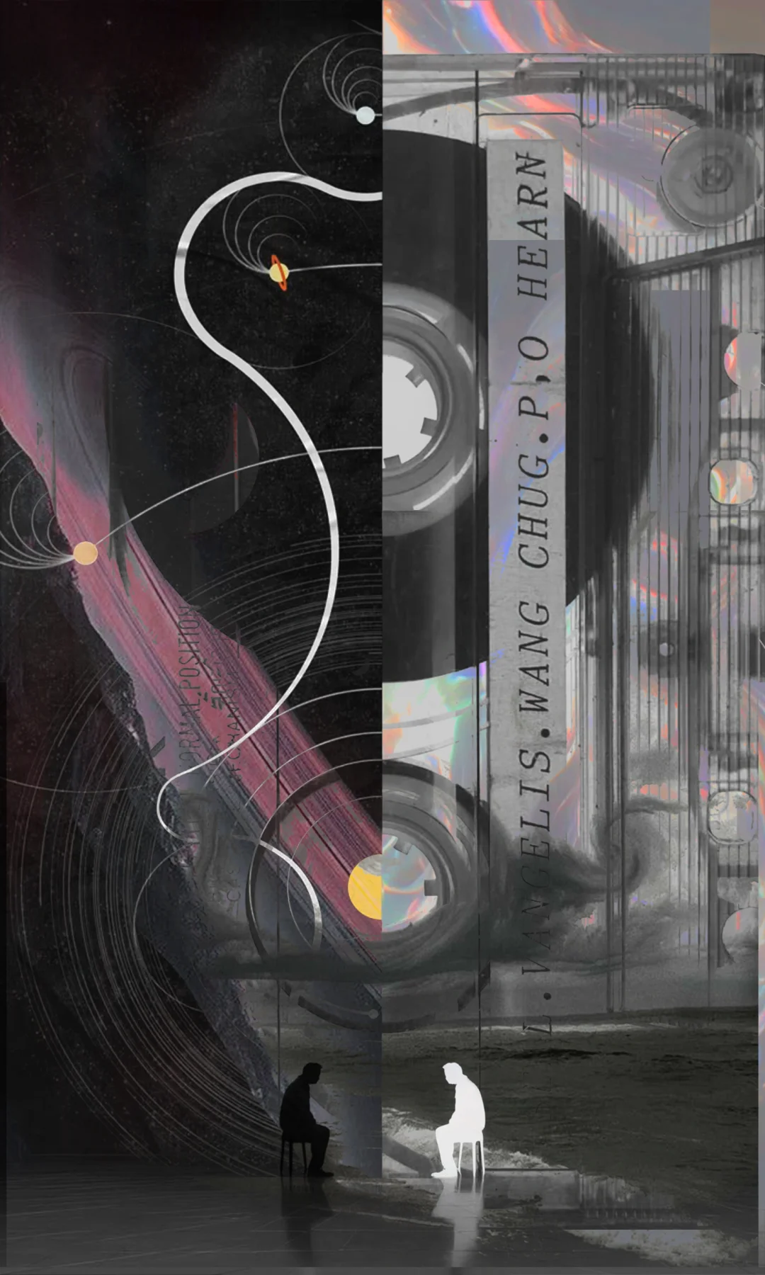 拼贴作品《Delirium精神错乱》系列