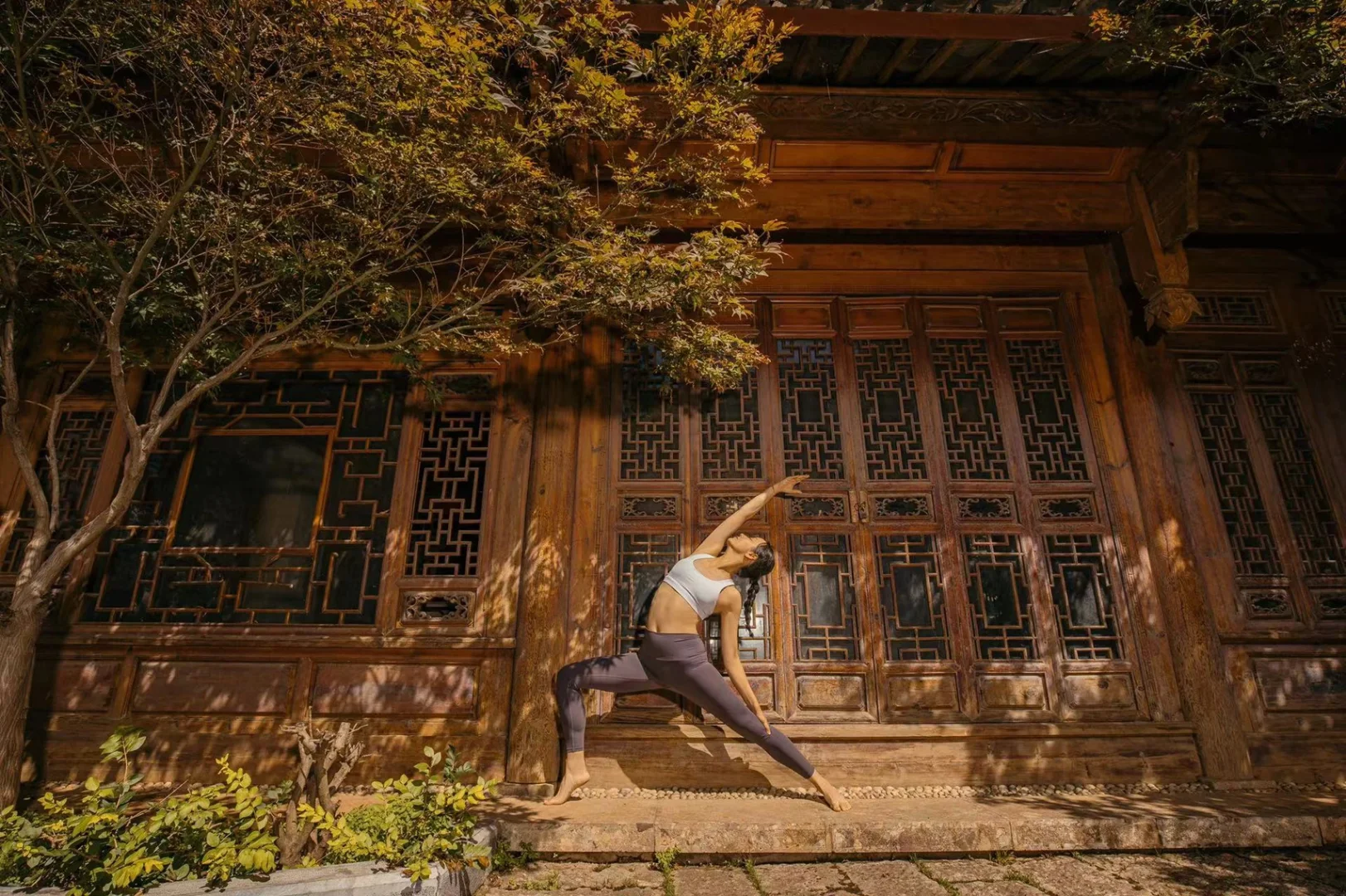 美吕 想念户外瑜伽的日子🧘🏻‍♀️🎋🌳
