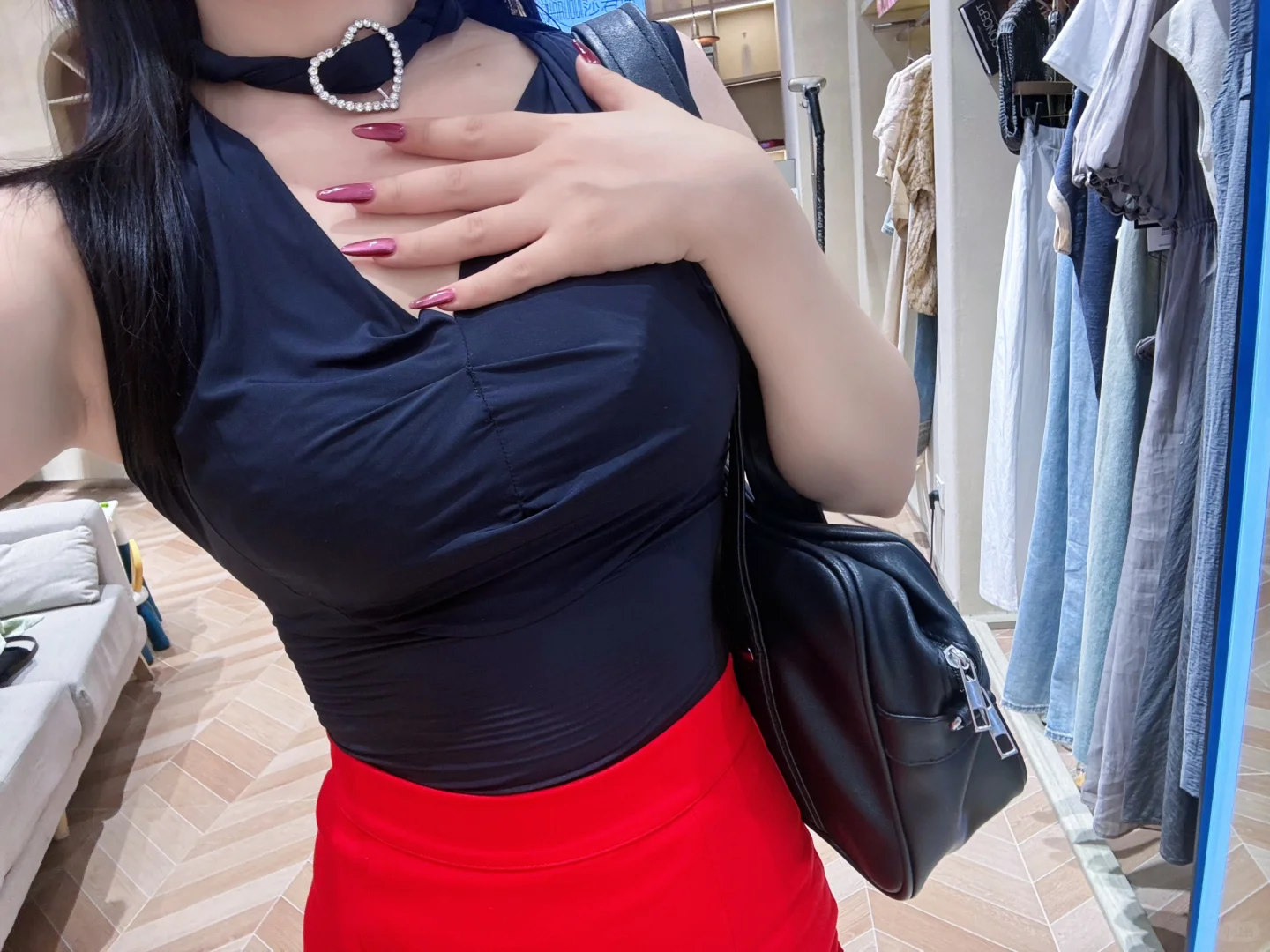 逛街被夸衣服好看