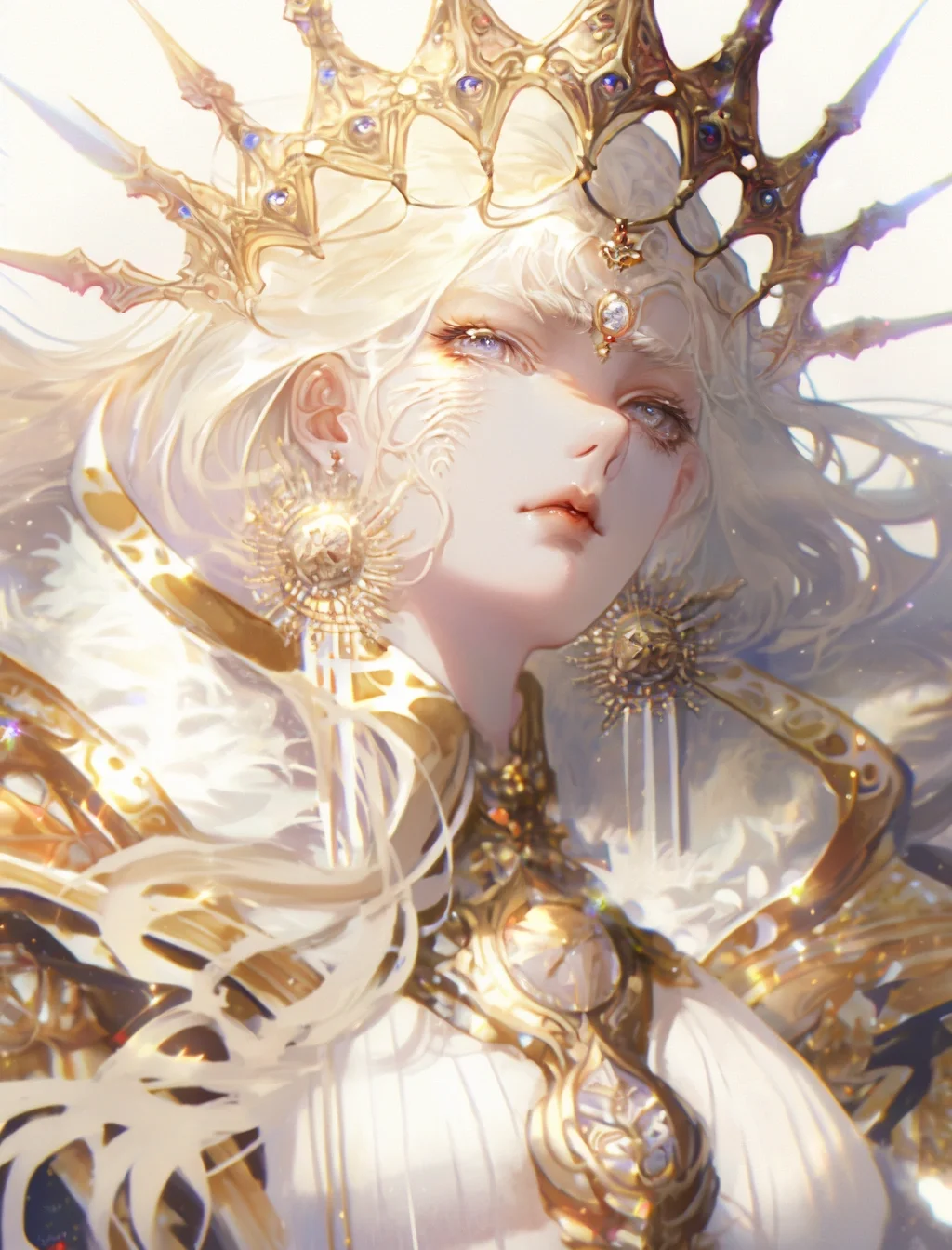 Ai绘画🎨｜白金圣女2.0⚪附关键词