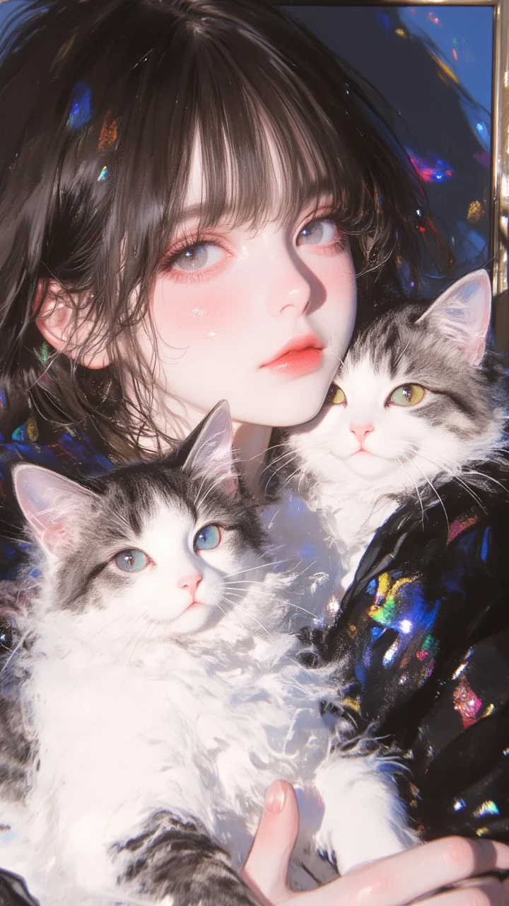 猫咪和美女