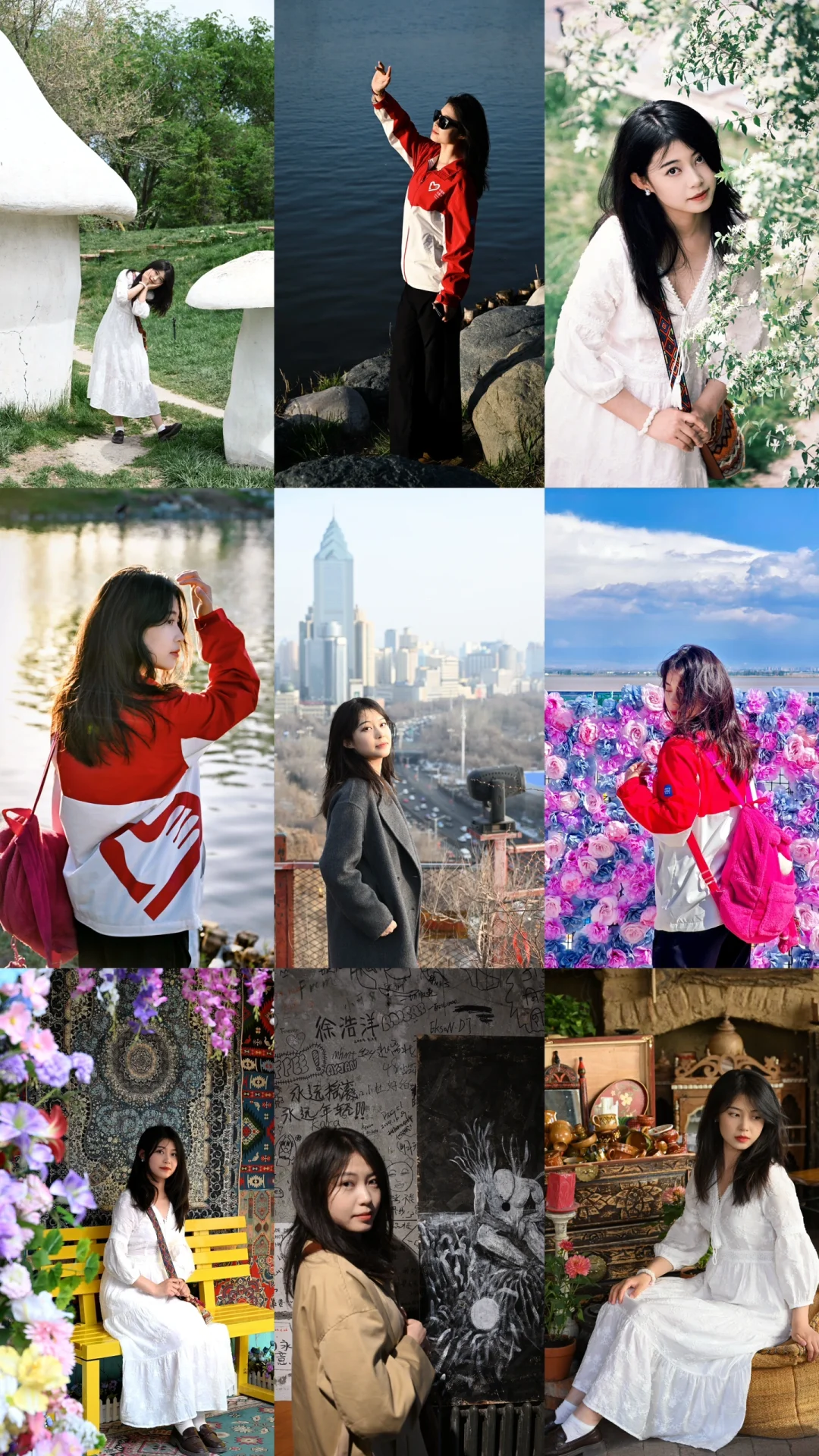 西部计划志愿者摄影师给女朋友拍照