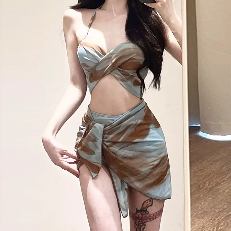 👙显瘦！高级感碎花泳衣💫