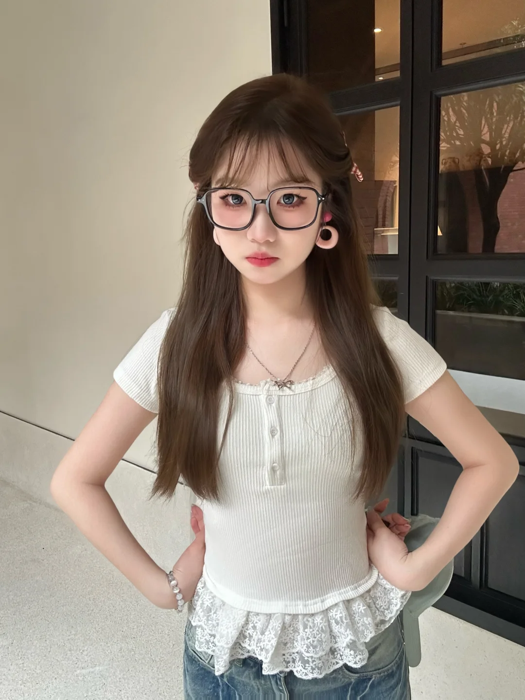 🤍🤍🤍今天是甜妹穿搭～