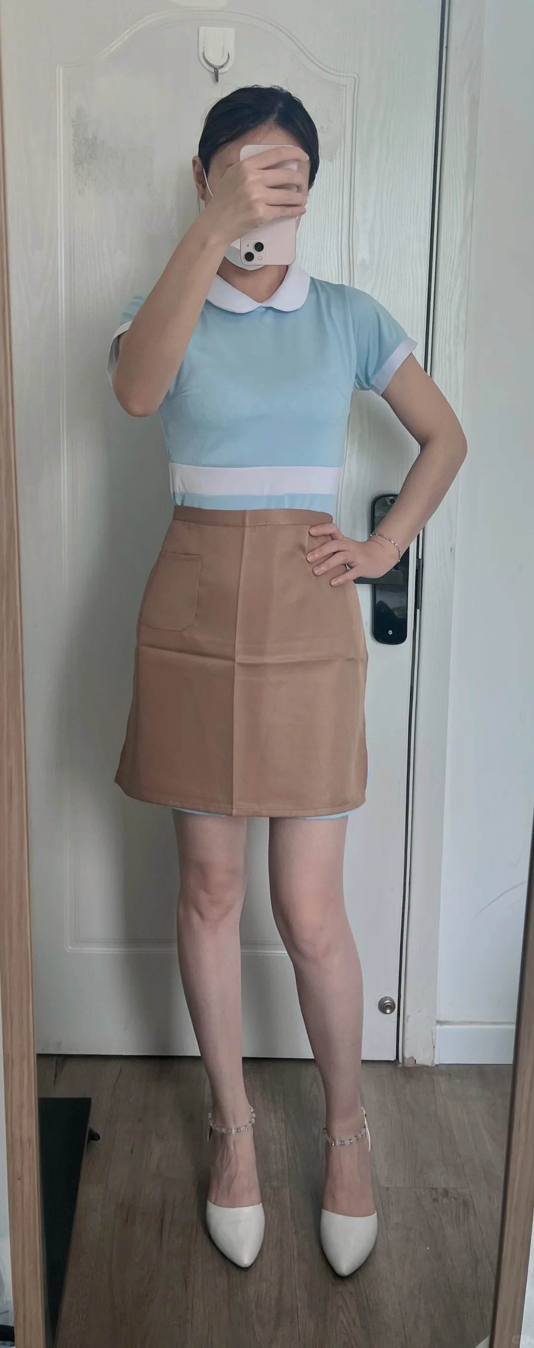 左滑上身～宠粉穿搭～好利来小姐姐制服cos