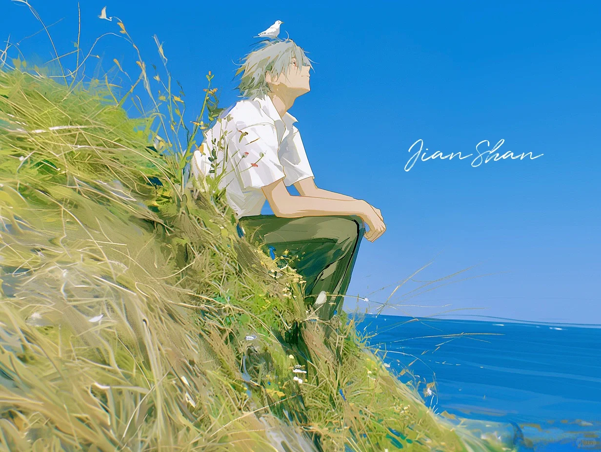 海边少年｜渚薰 EVA壁纸