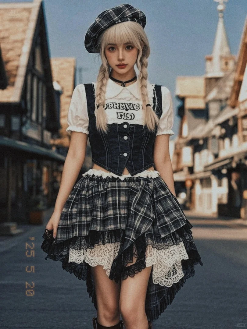 夏天来了，当复古遇上辣妹，甜辣少女感穿搭