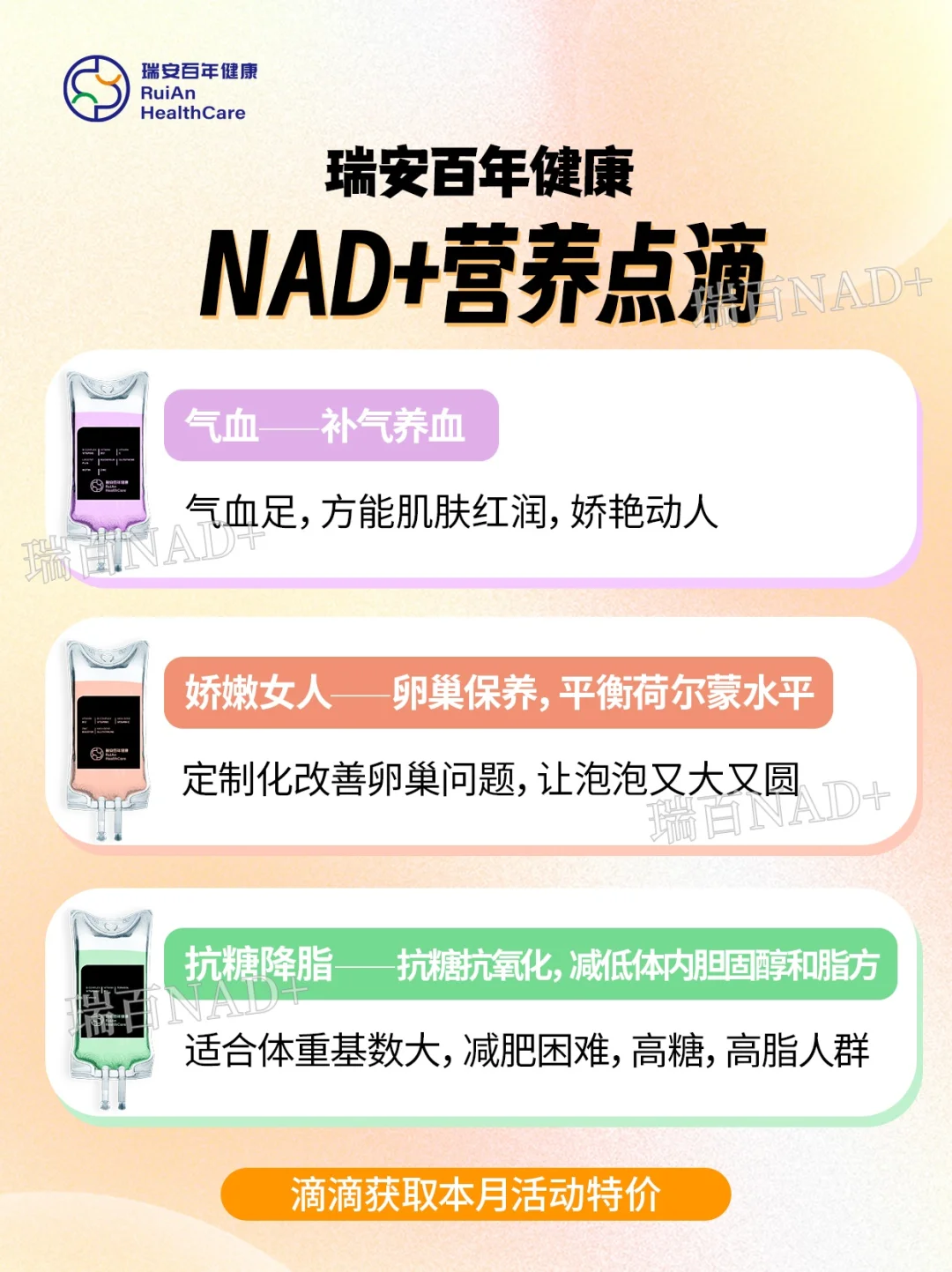 NAD+营养点滴，你选对了吗？