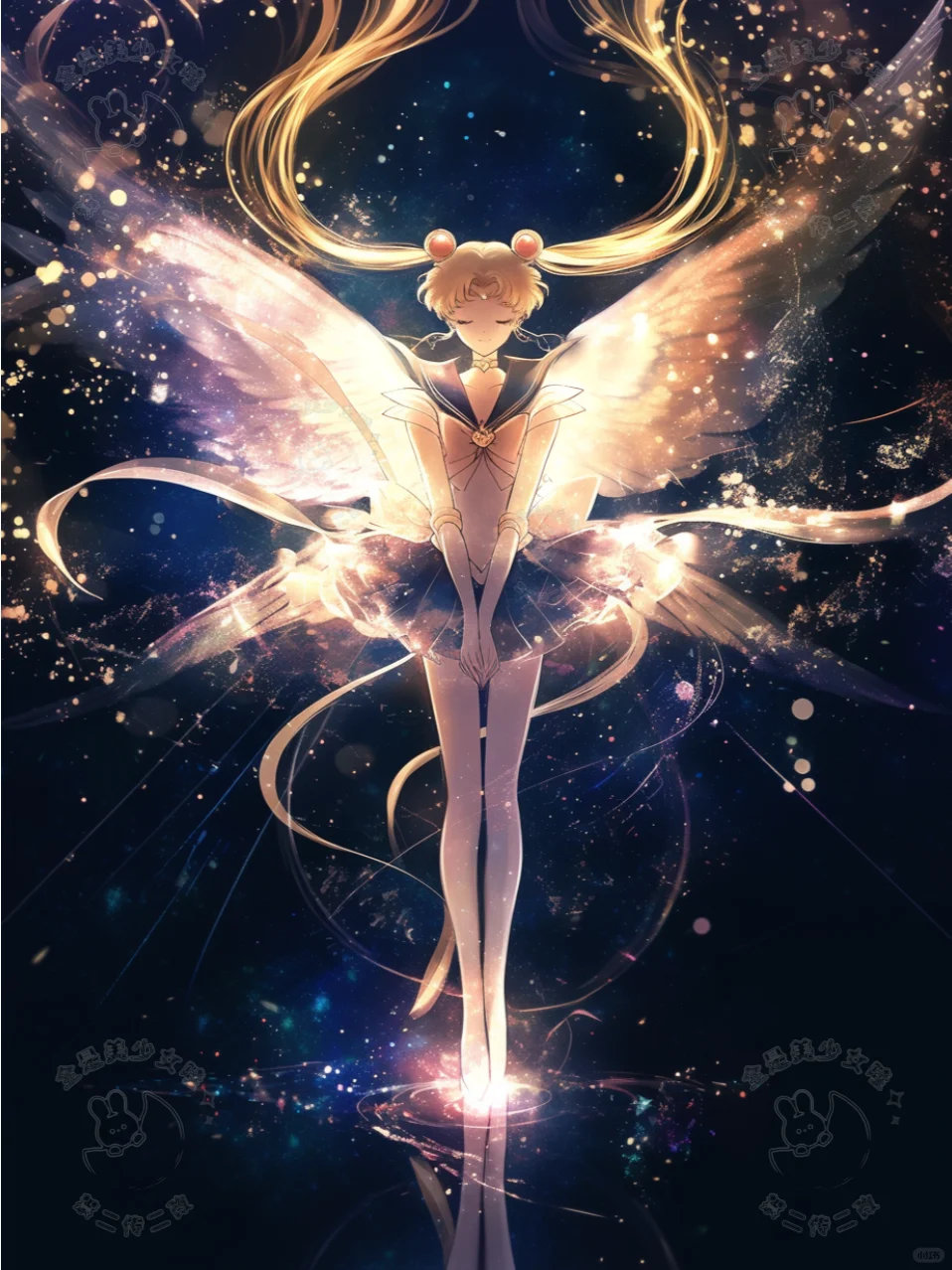 壁纸 42｜这画面绝了✨星空与美少女剪影