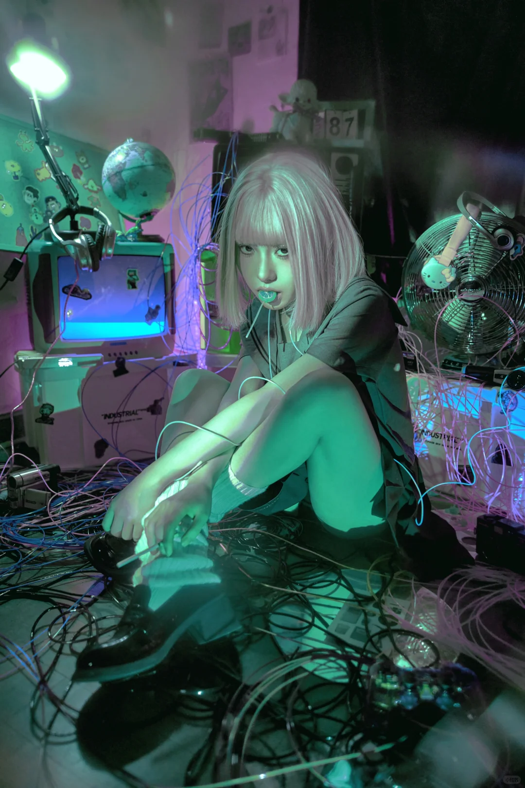 🕸️迷网陷溺｜赛博朋克写真