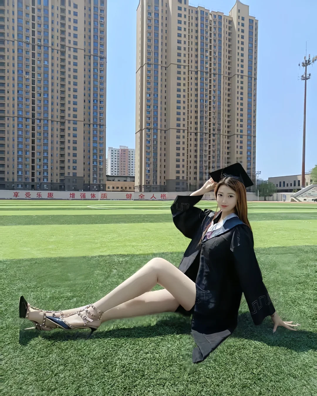 女大长腿模特 高度配合大吃度 蹲摄影师