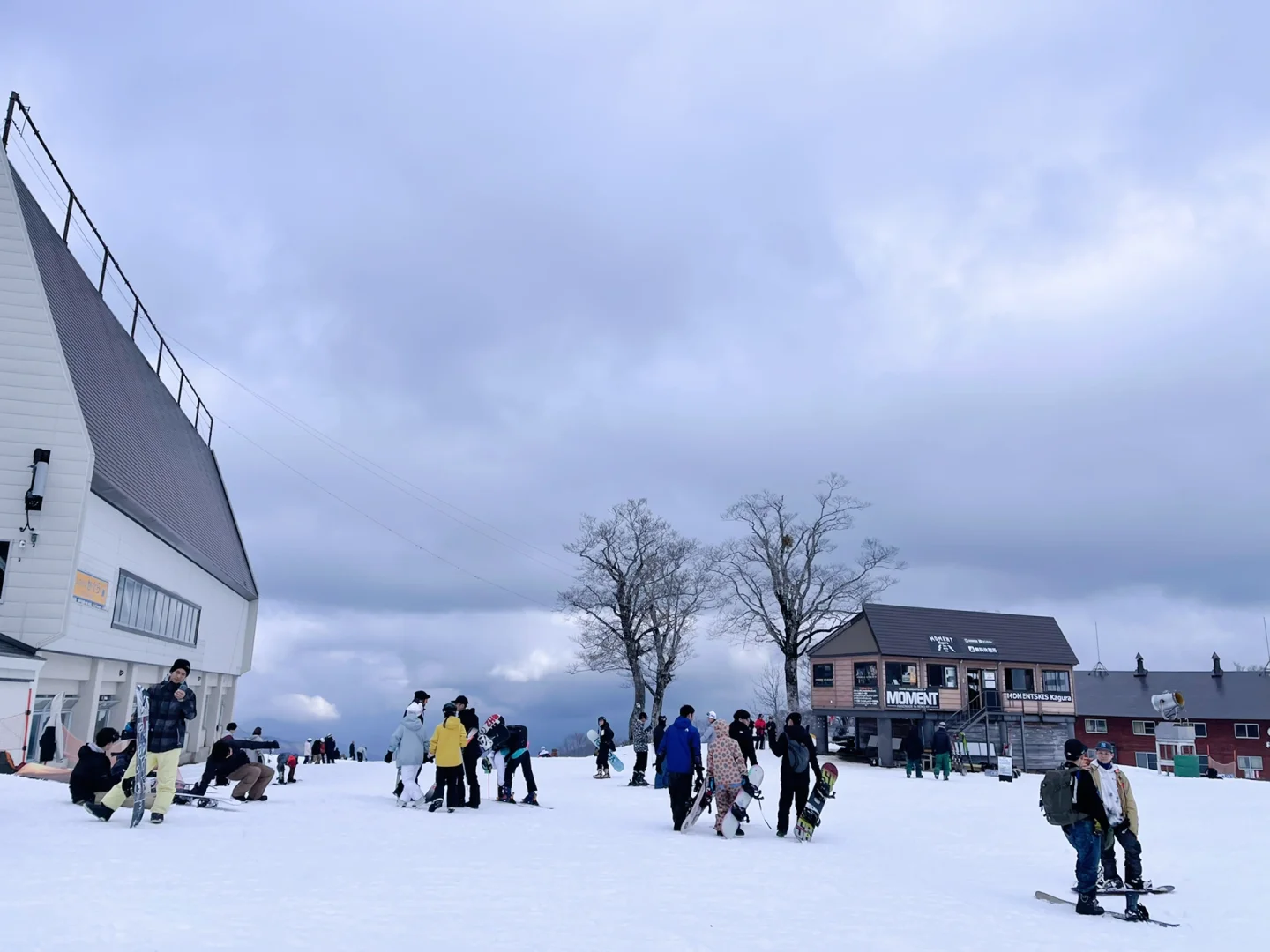 日本开板⛷️Kagura神乐雪场遇见初雪