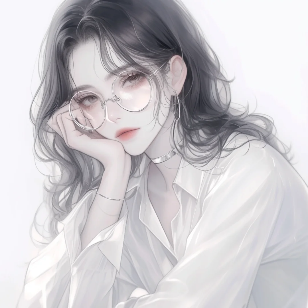 御姐闺蜜头像，凌乱的美