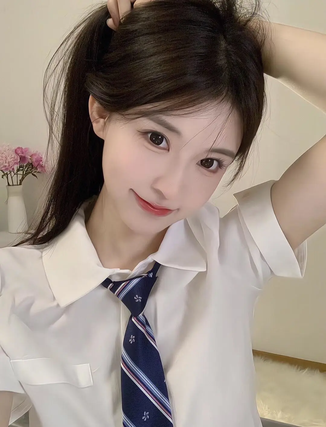 好像谁拍谁好看的jk风女孩