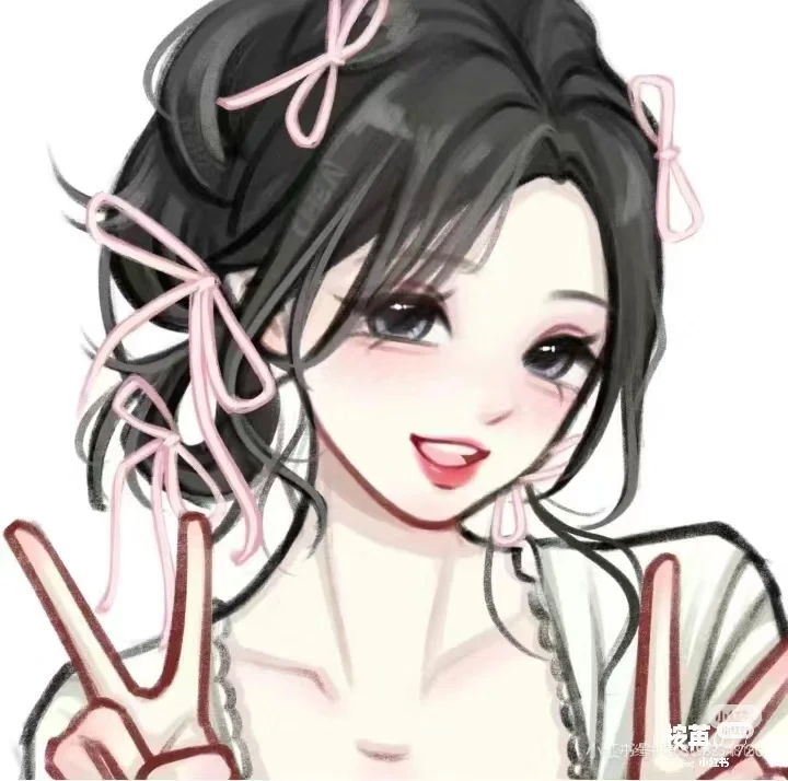 好看手绘女头像