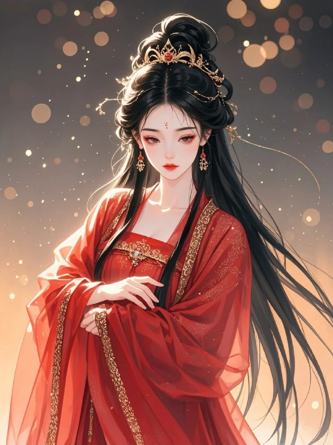 杏眼含情添妩媚，朱唇绽语韵玲珑