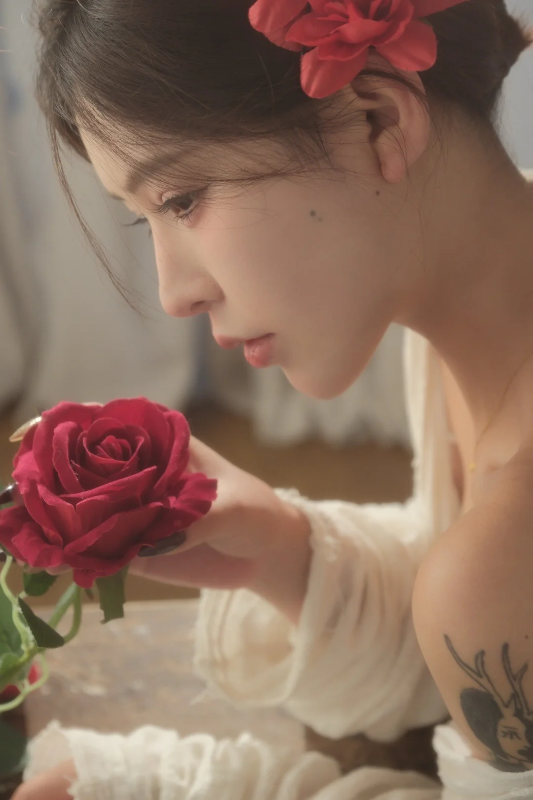太喜欢这种氛围感的写真了🌹