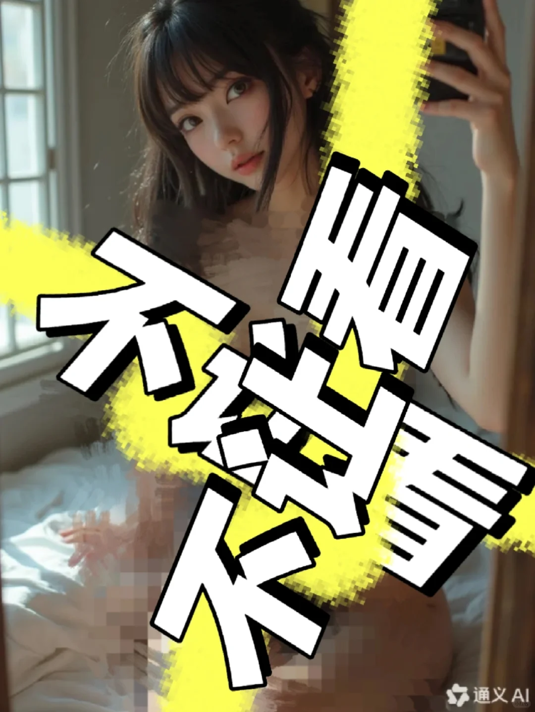 阿里通义文生图吓死我了，妈见打，已打码