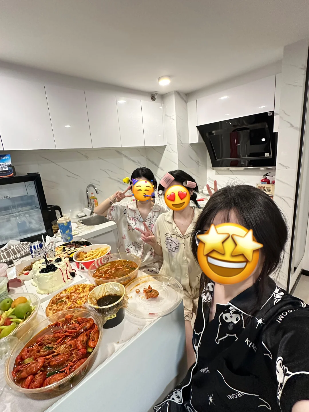 凌晨 好朋友 外卖 夜宵 好幸福🥰