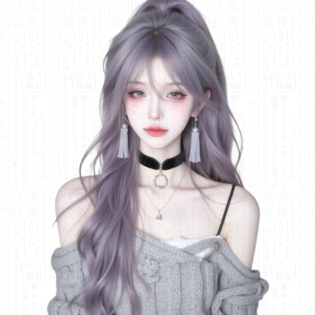 女头｜邂逅💫 紫发轻漾 氛围感拉满