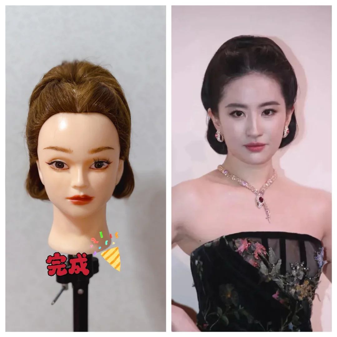宝格丽晚宴刘亦菲同款复古名伶发型