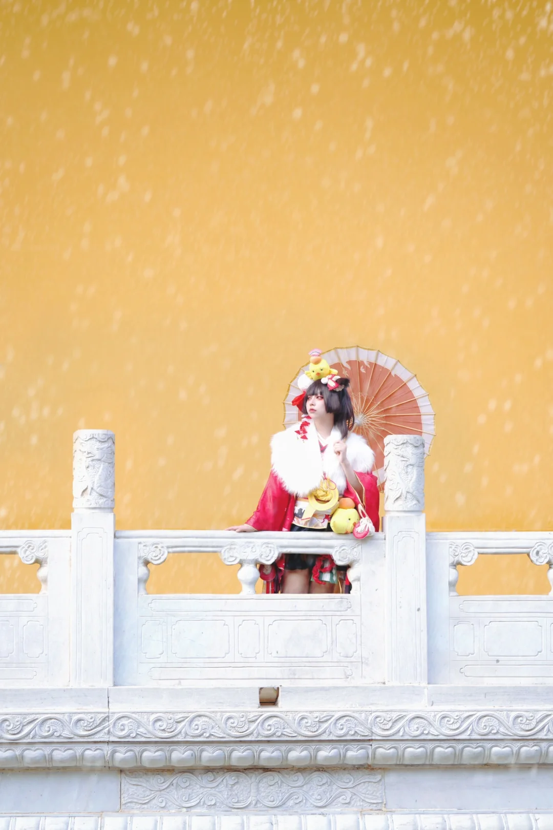 阴阳师神乐cos-又是一年冬，平安京初雪
