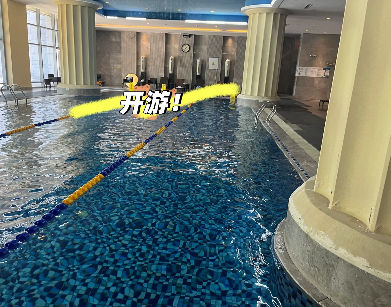 开始学游泳啦
