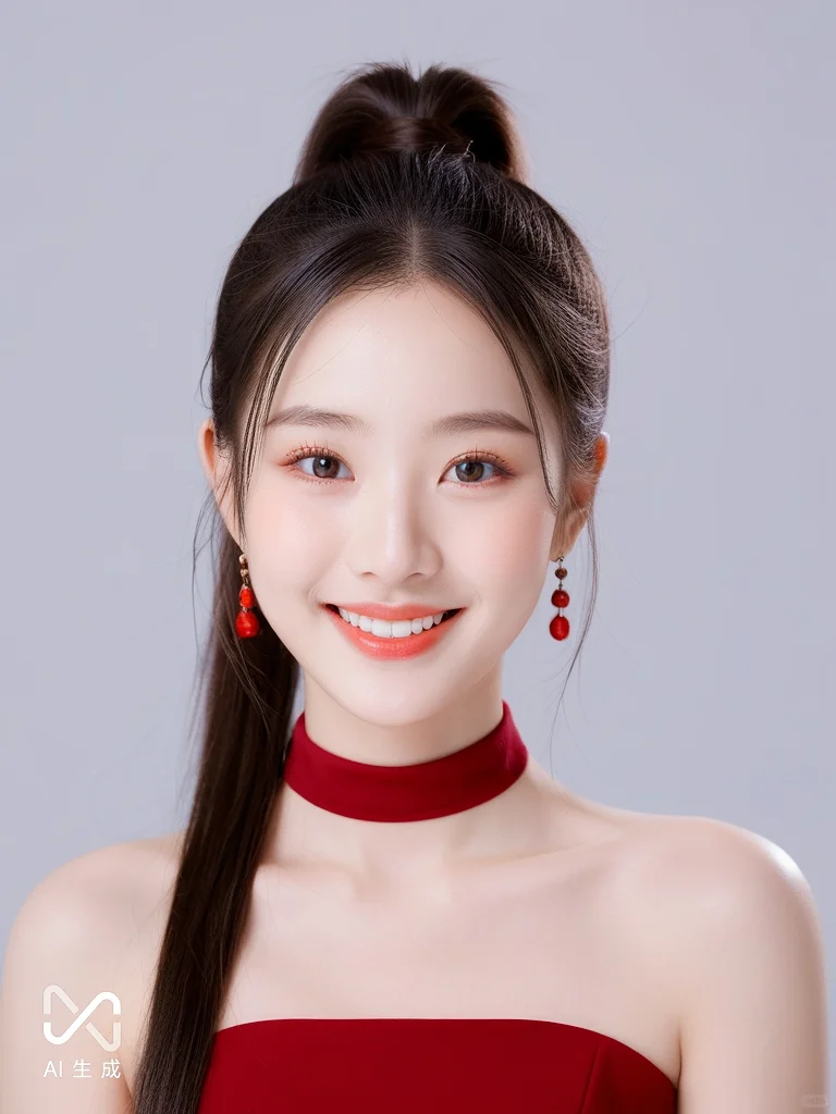 甜美风女神（ai绘画）