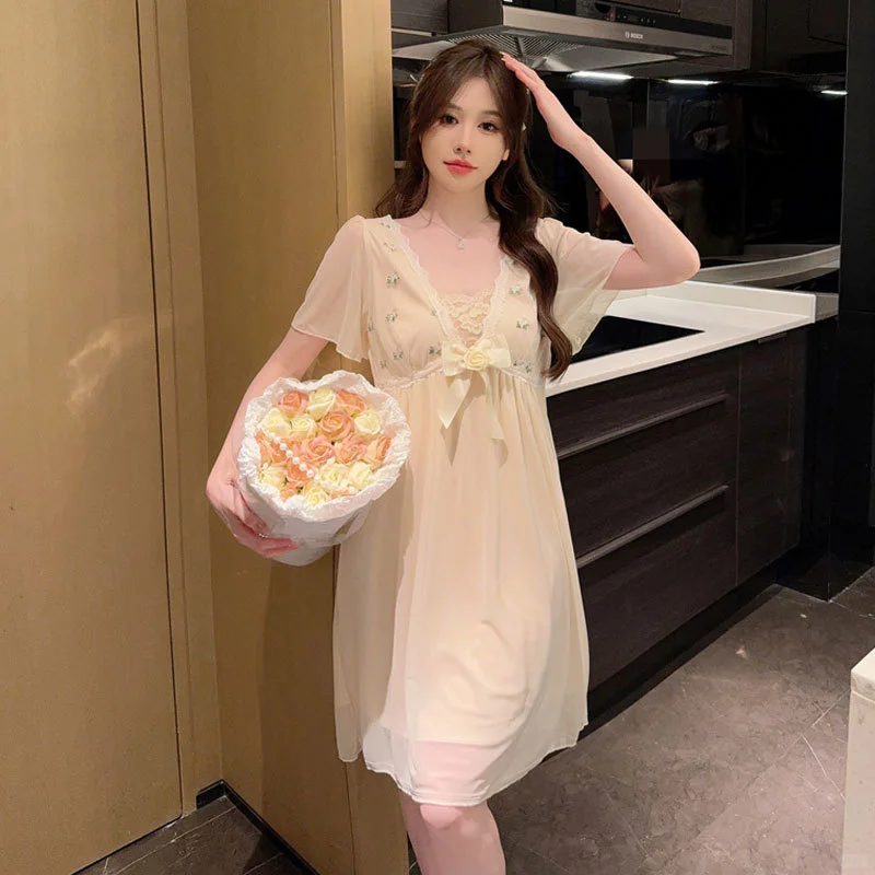 👑夏日仙女必备🧚‍♀️宫廷睡裙