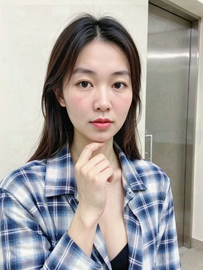 43岁无医美：大家喜欢瓜子脸还是我的菱形脸