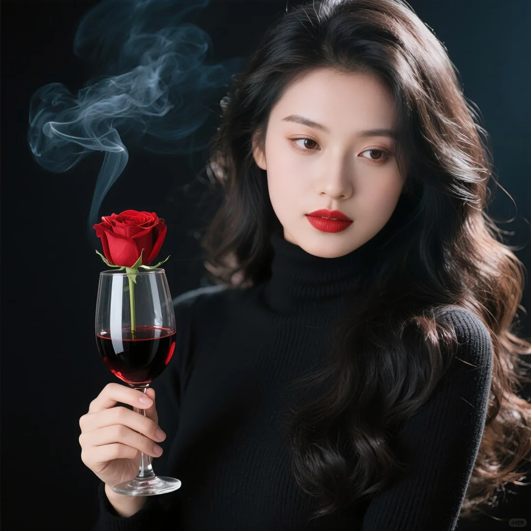 醉人的黑玫瑰🌹，我喝一口