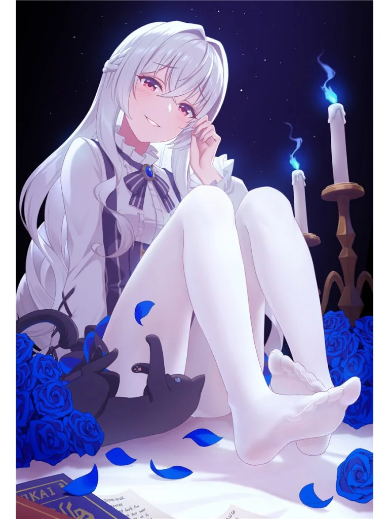 白丝动漫少女