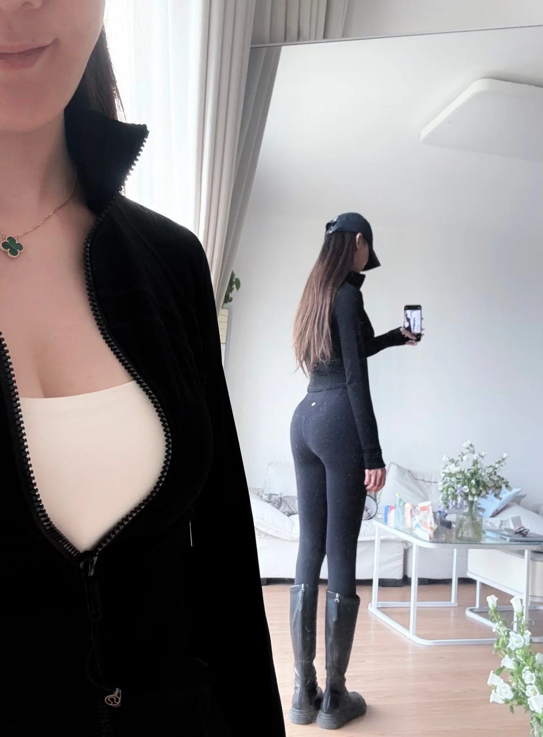 高个子女生瑜伽🧘🏻
