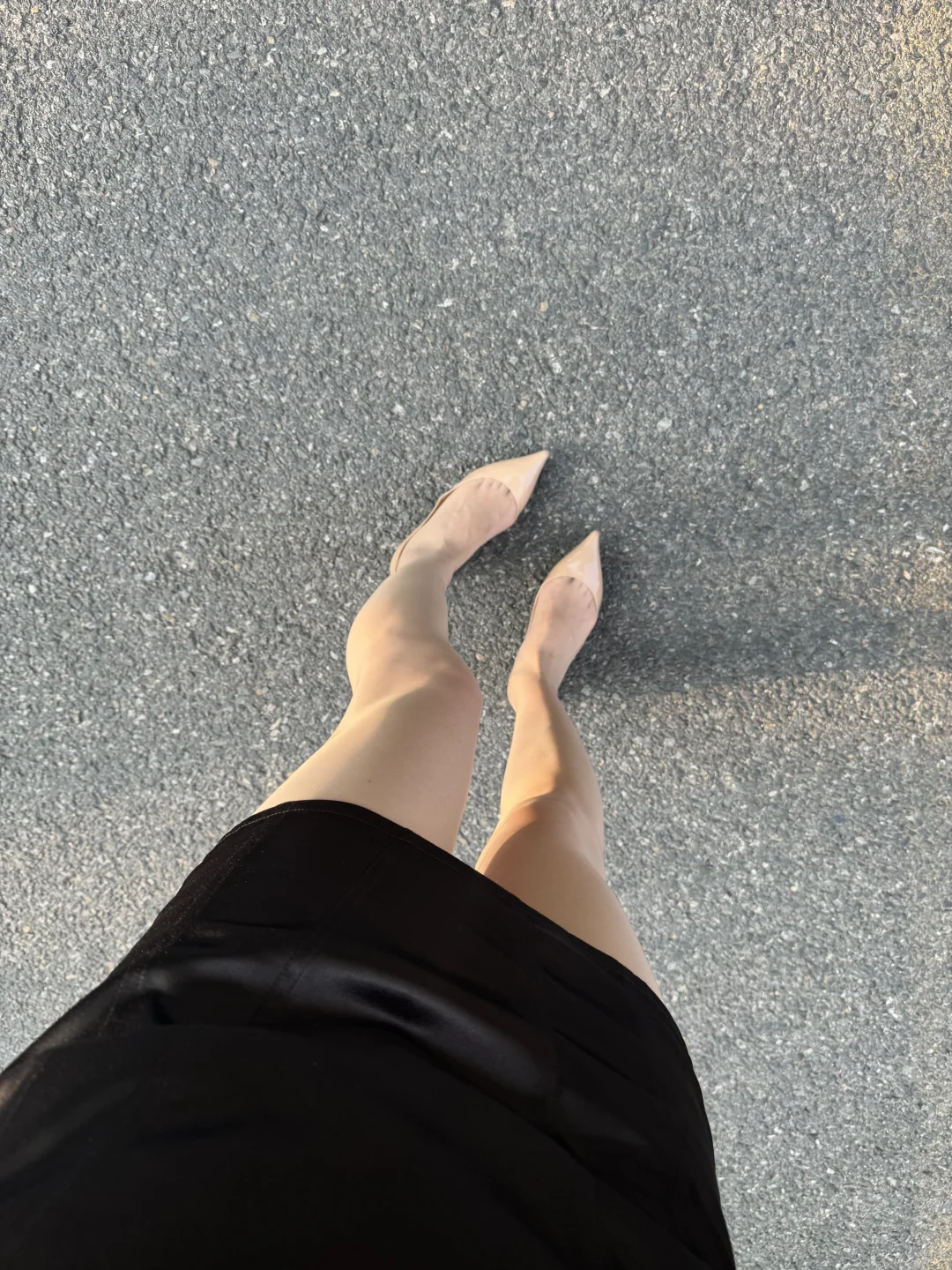 很久没穿短裙啦