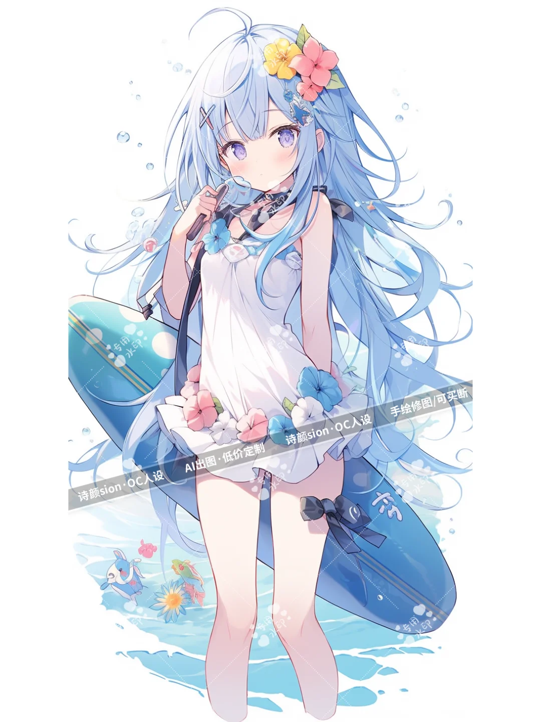 oc人设 夏日海滩系列