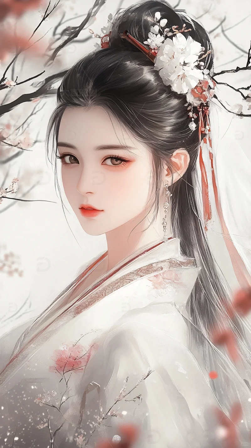 精美的国漫女神