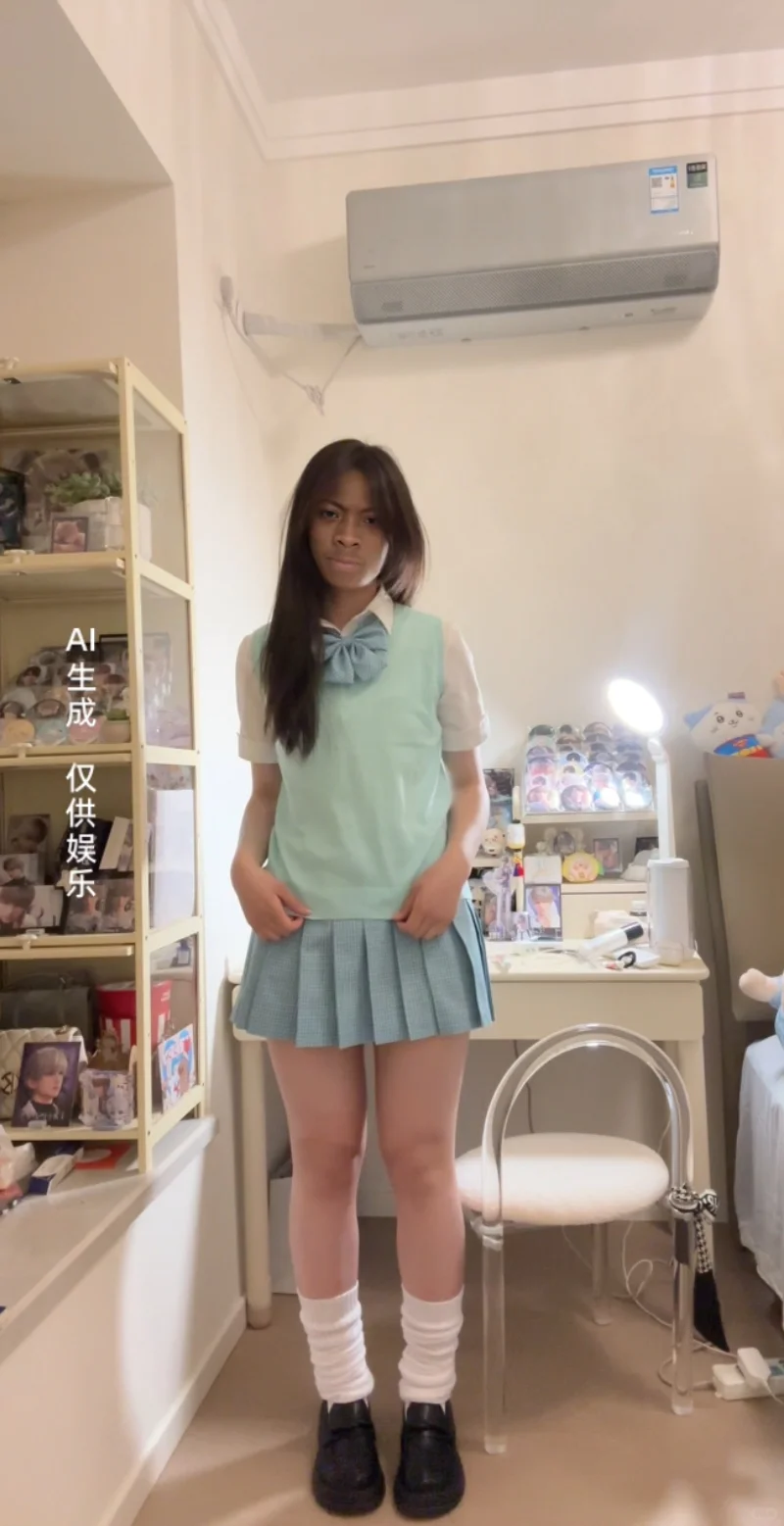 我的腿真的很粗吗…