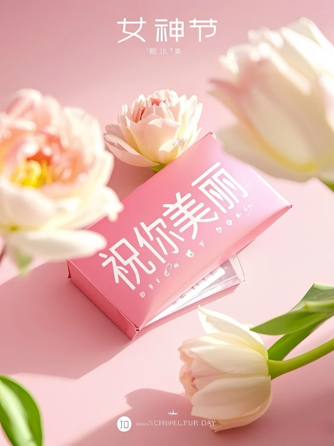 我祝大家女神节快乐🌷🌹
