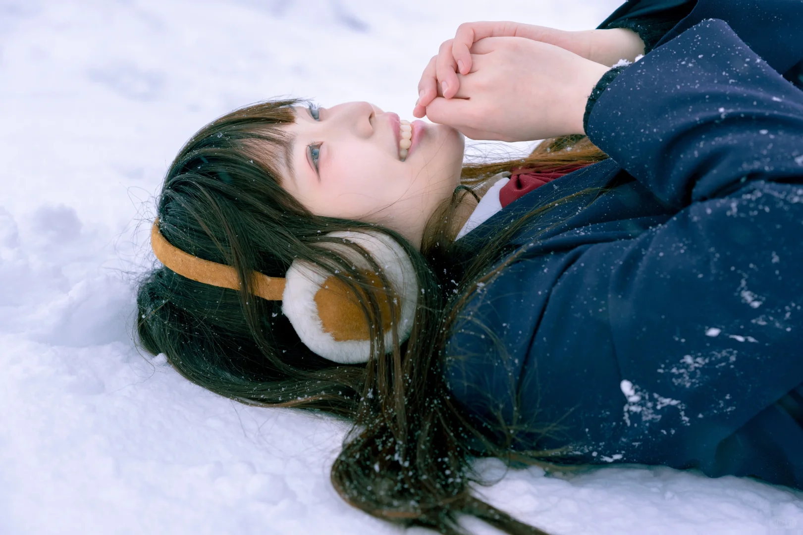 1.2.3.……在雪地里变身JK！